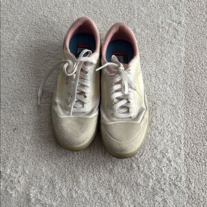 Adidas White and Pink Sneakers